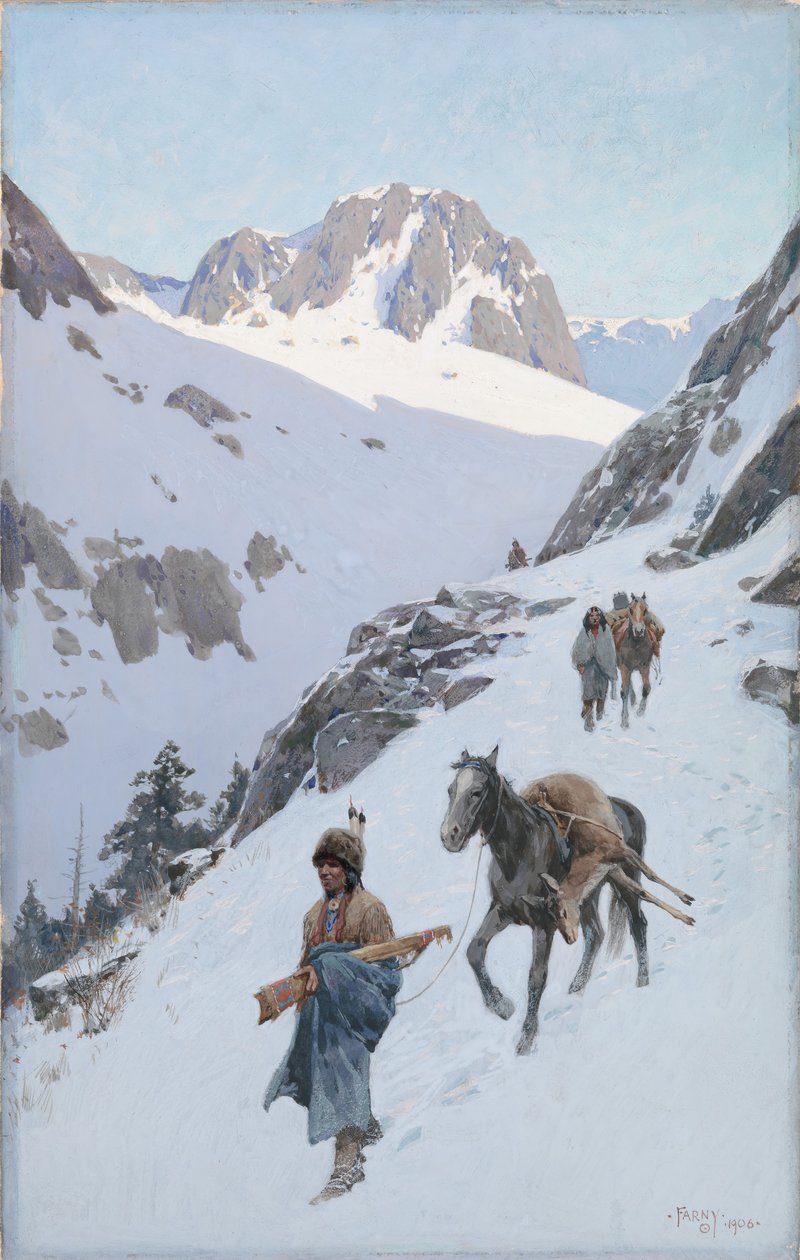 A Successful Hunt by Henry Francois Farny