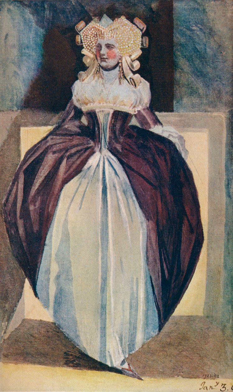 Sketch of a Lady by Johann Heinrich Füssli