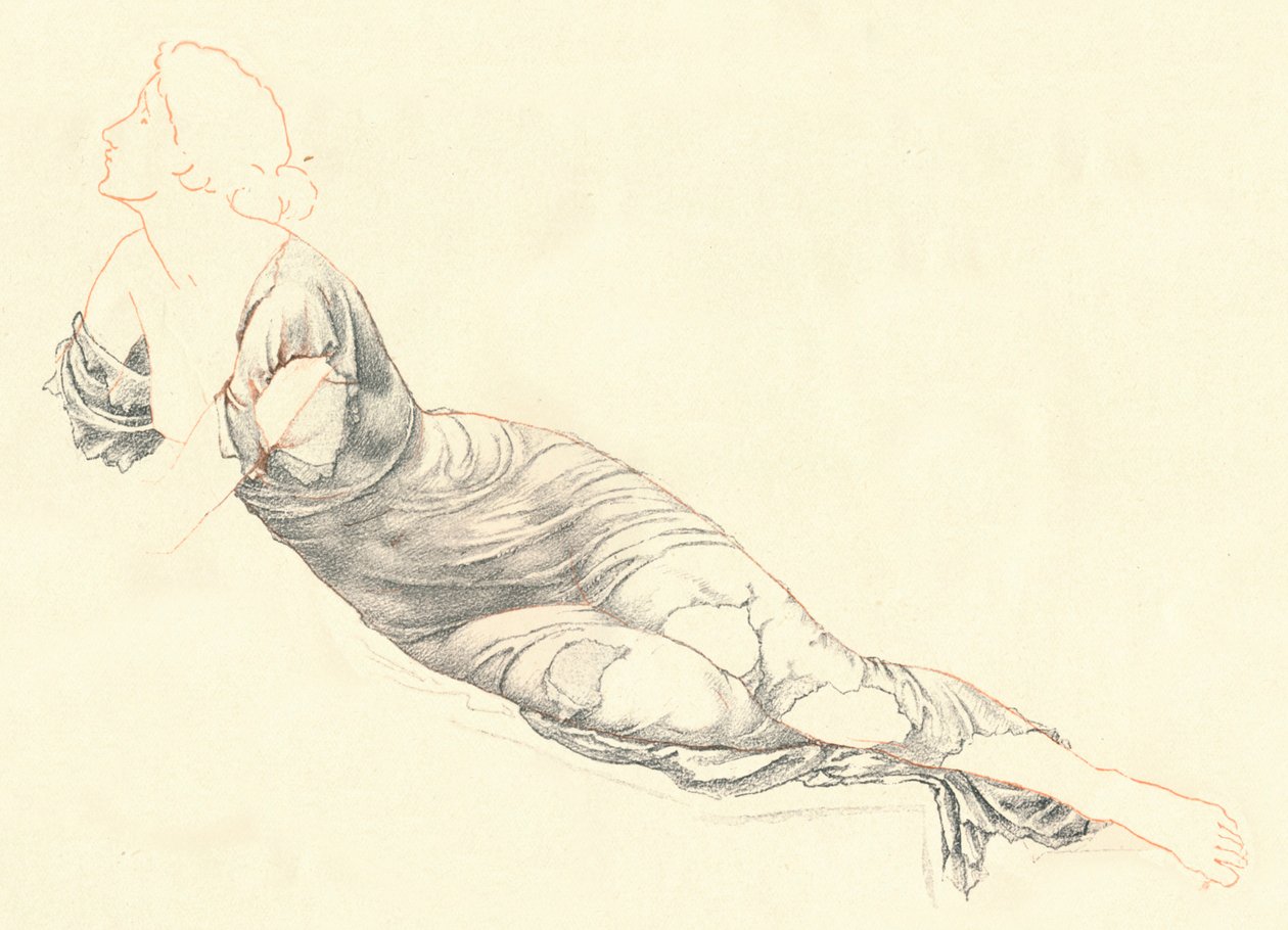 Study in Drapery by Henry Holiday