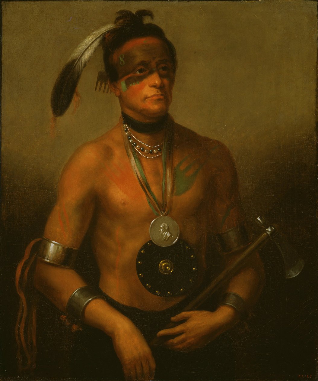 Hoo-Wan-Ne-Ka (Little Elk) by Henry Inman