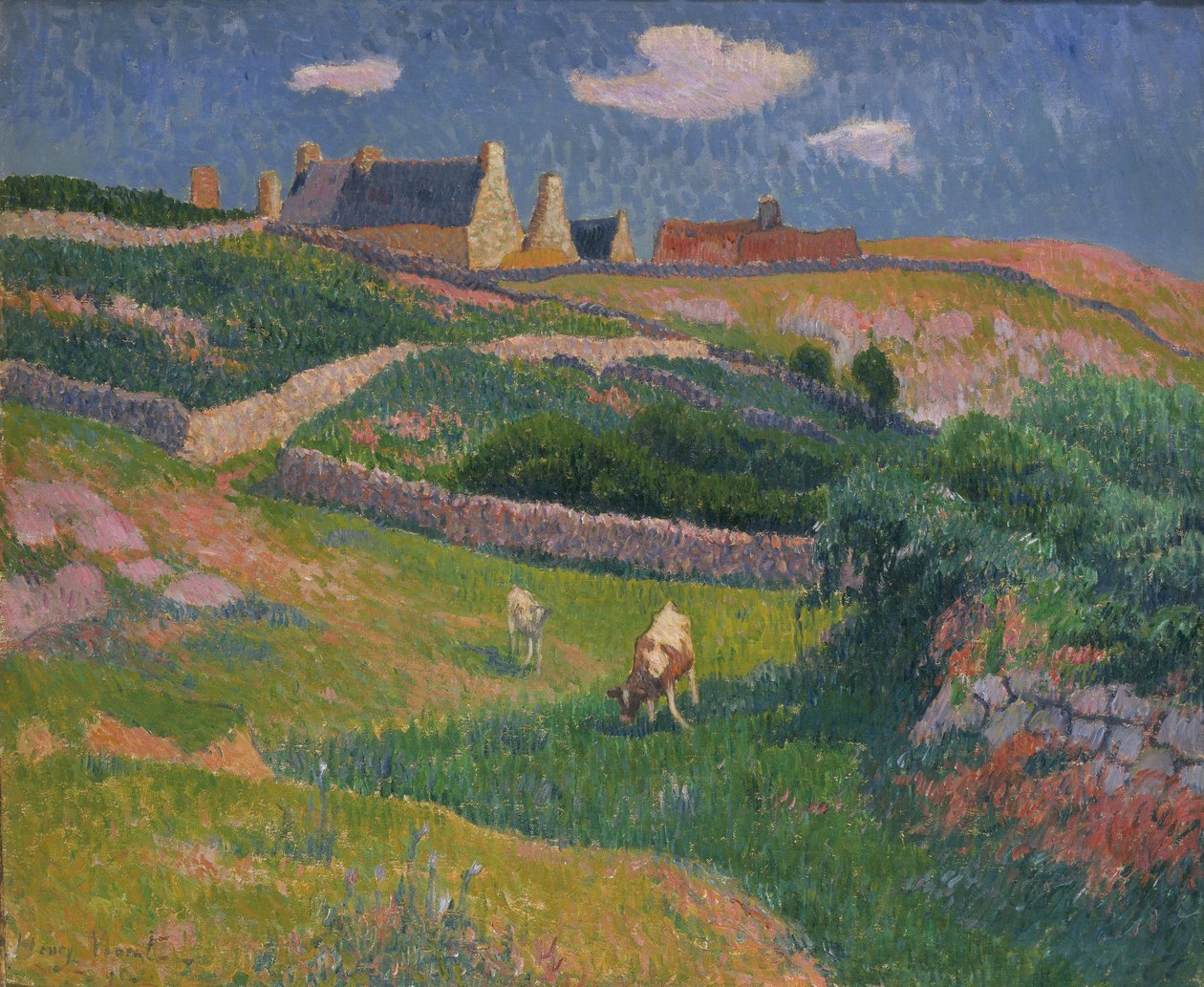 Breton Landscape by Henry Moret