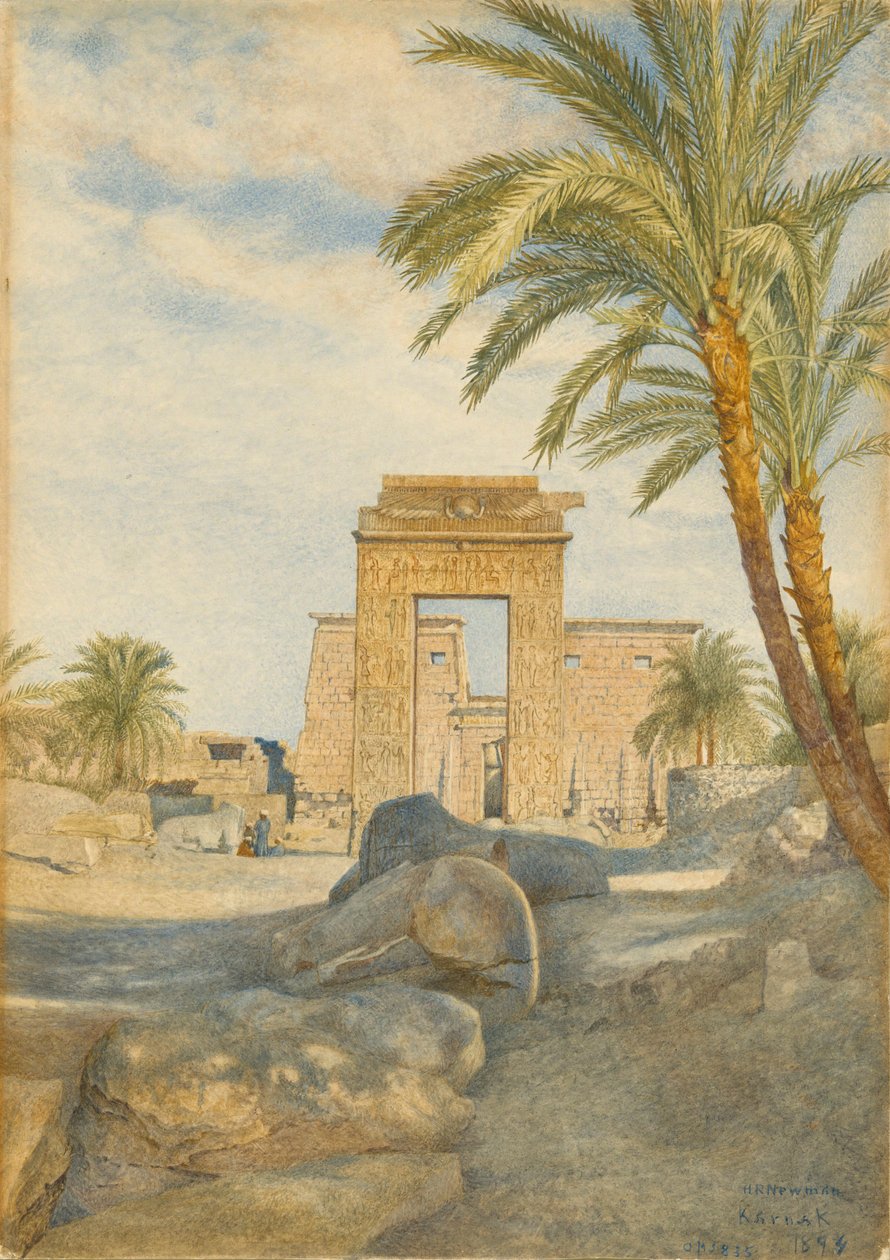 The Temple at Karnak by Henry Roderick Newman