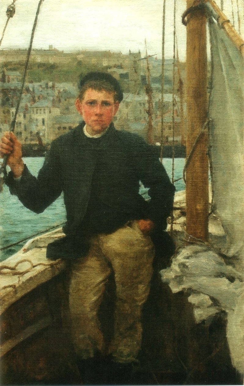 Portrait of Jack Rolling by Henry Scott Tuke
