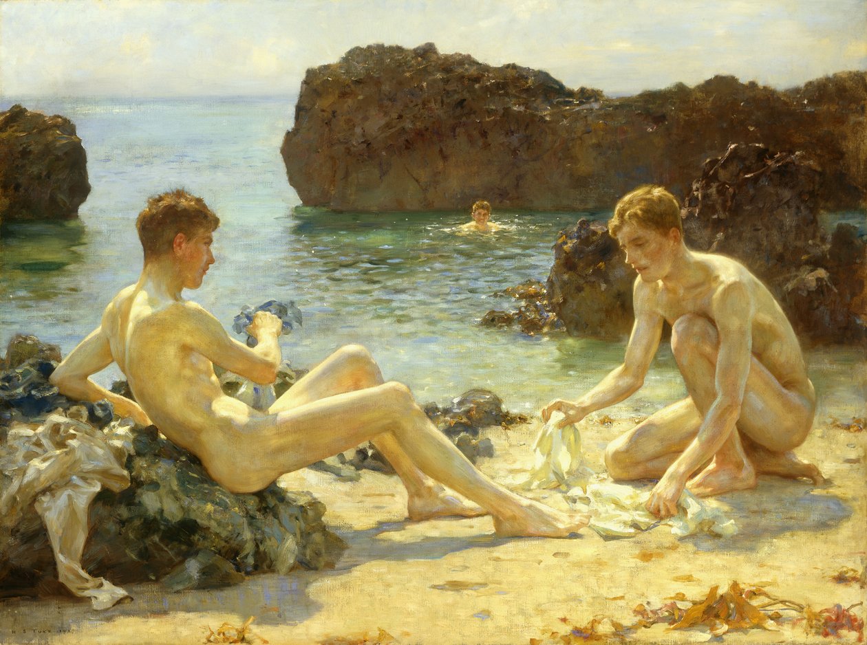 The Sun Bathers by Henry Scott Tuke