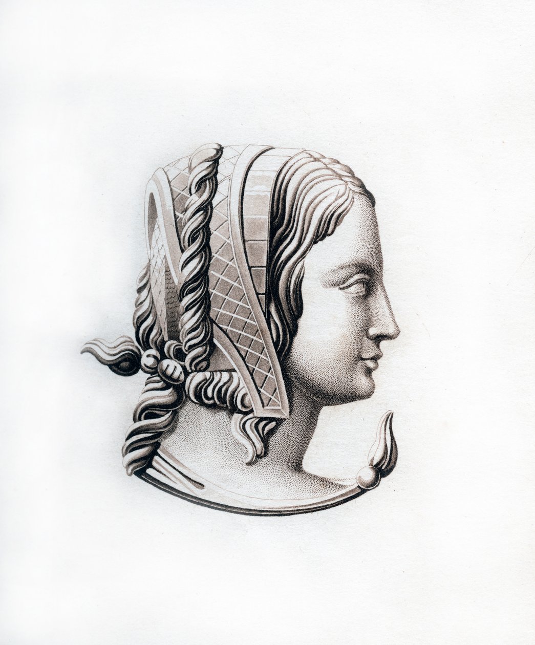 Headdress, Early 16th Century, 1843 by Henry Shaw