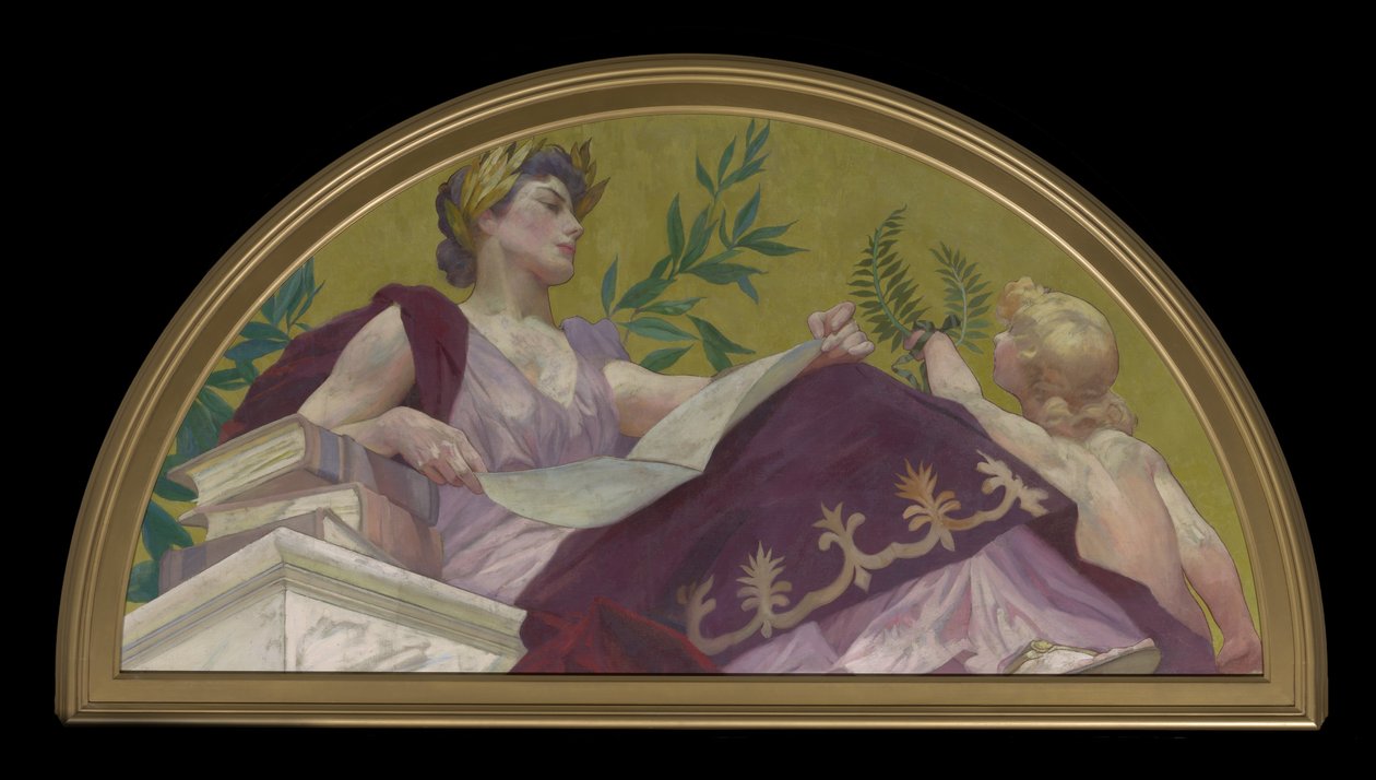 Muse of Literature by Henry Siddons Mowbray