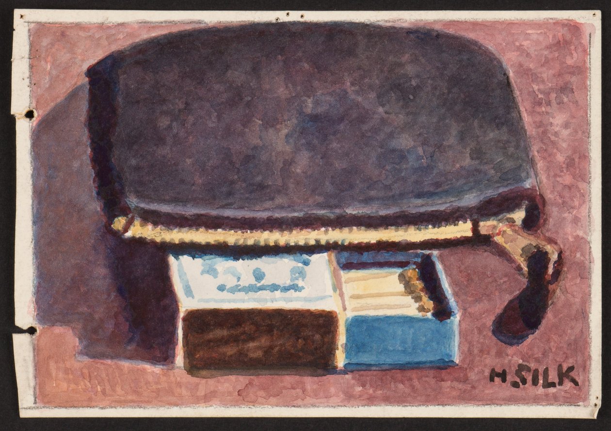 Purse and Matches, c.1930 by Henry Silk