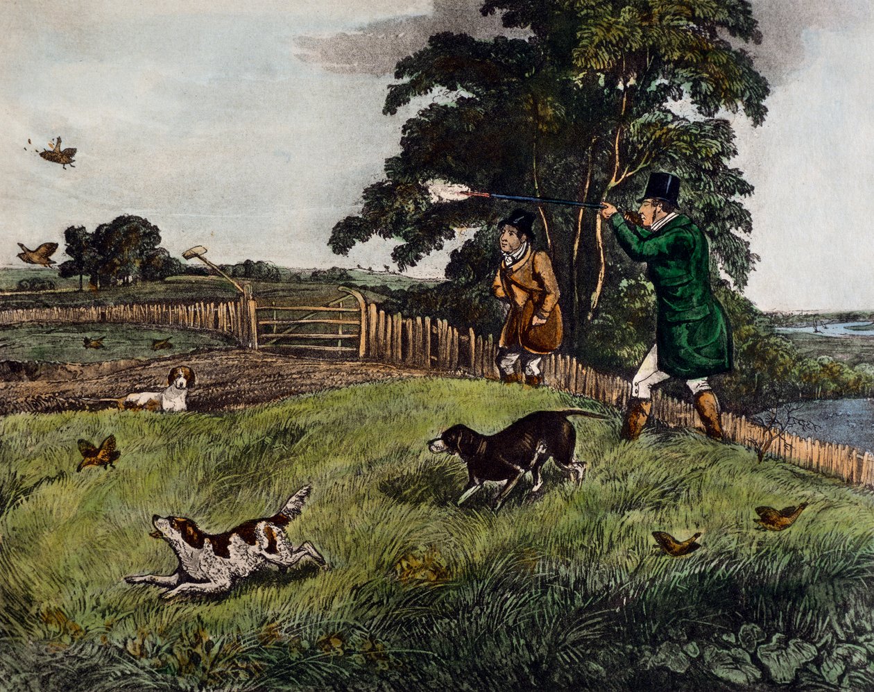 Partridge Hunting by Henry Thomas Alken
