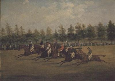 The Start of the St. Leger by Henry Thomas Alken