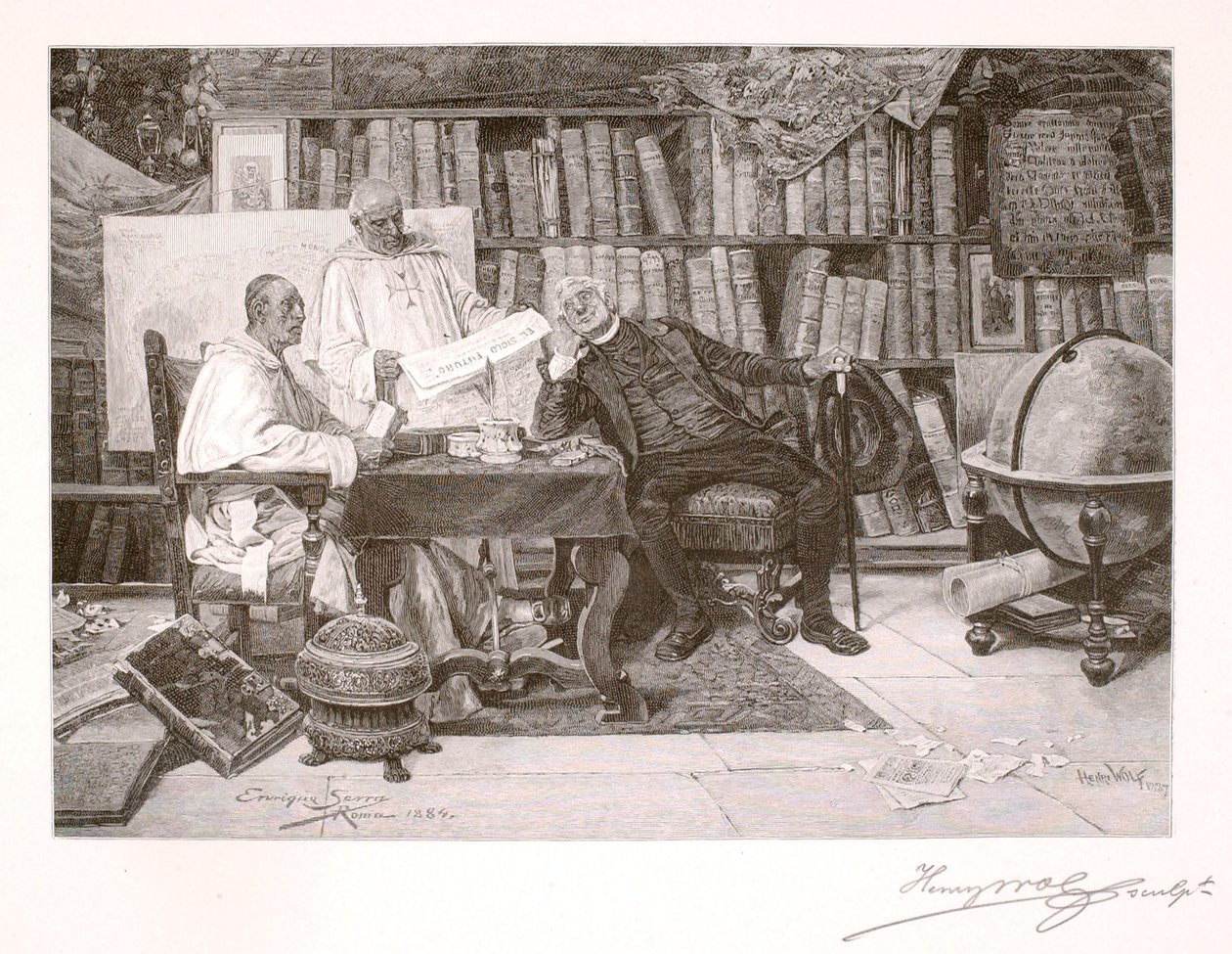 A Passage from the Papers by Henry Wolf