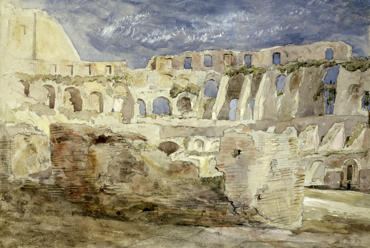 The Colosseum, Rome by Hercules Brabazon Brabazon
