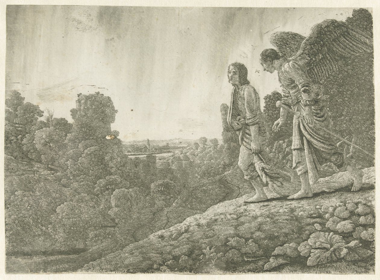 Tobias and the Angel by Hercules Segers