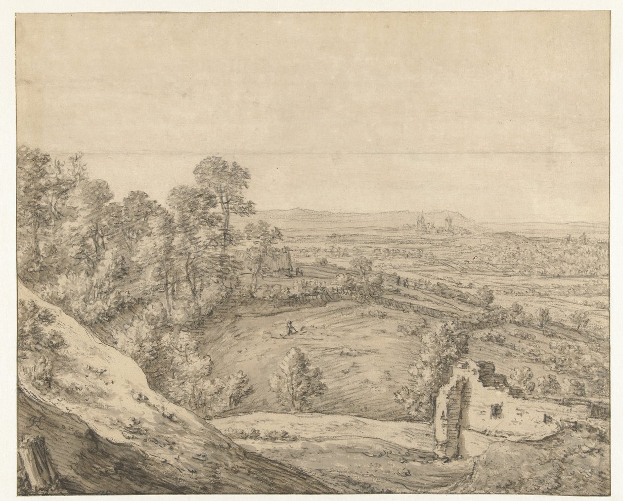 View of Kleve from the Monterberg by Herman Saftleven