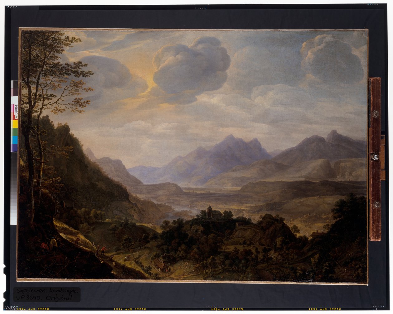 An Extensive Rhenish Landscape by Herman the Younger Saftleven