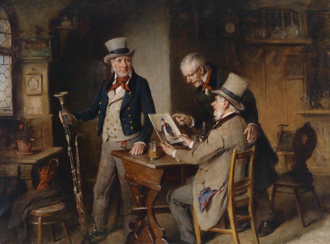 The Bassoon Player by Hermann Kern