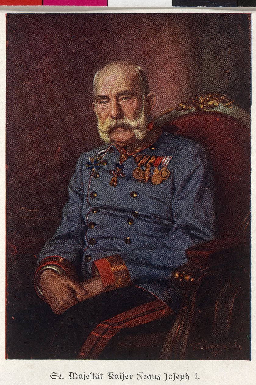 Emperor of Austria Franz Joseph I by Hermann Wassmuth
