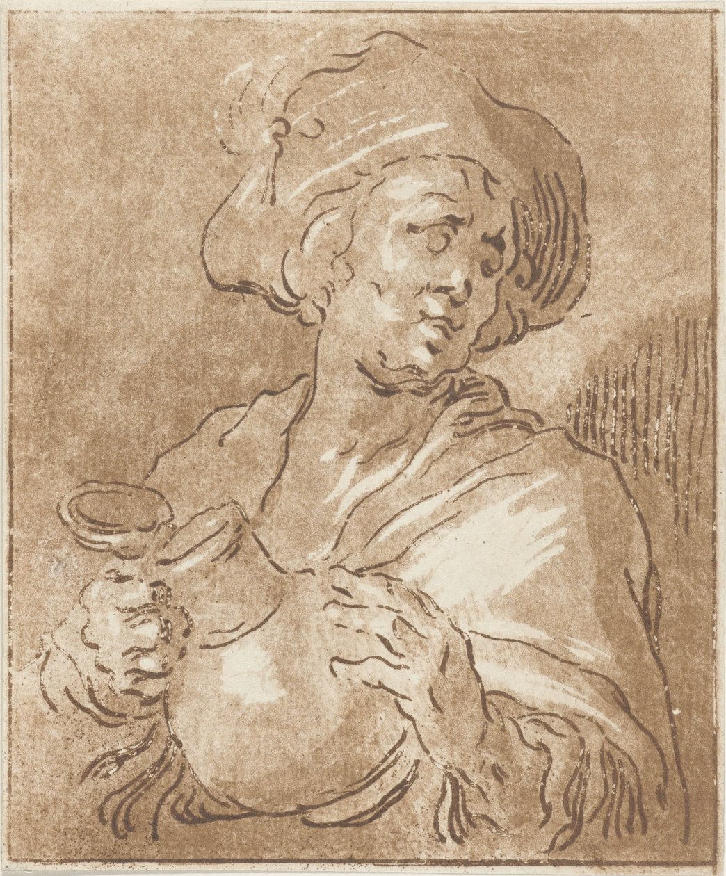Man with Jug by Hermanus Fock
