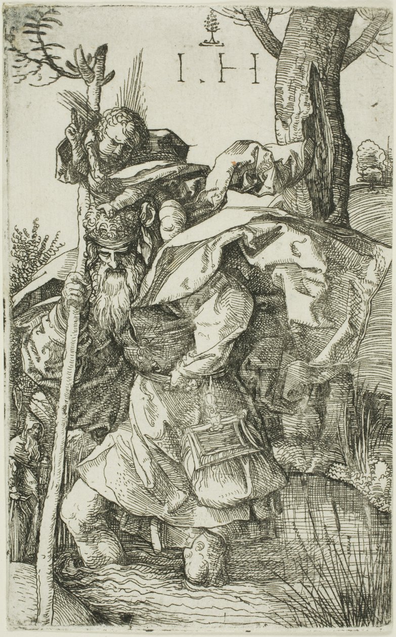 Saint Christopher by Hieronymous Hopfer