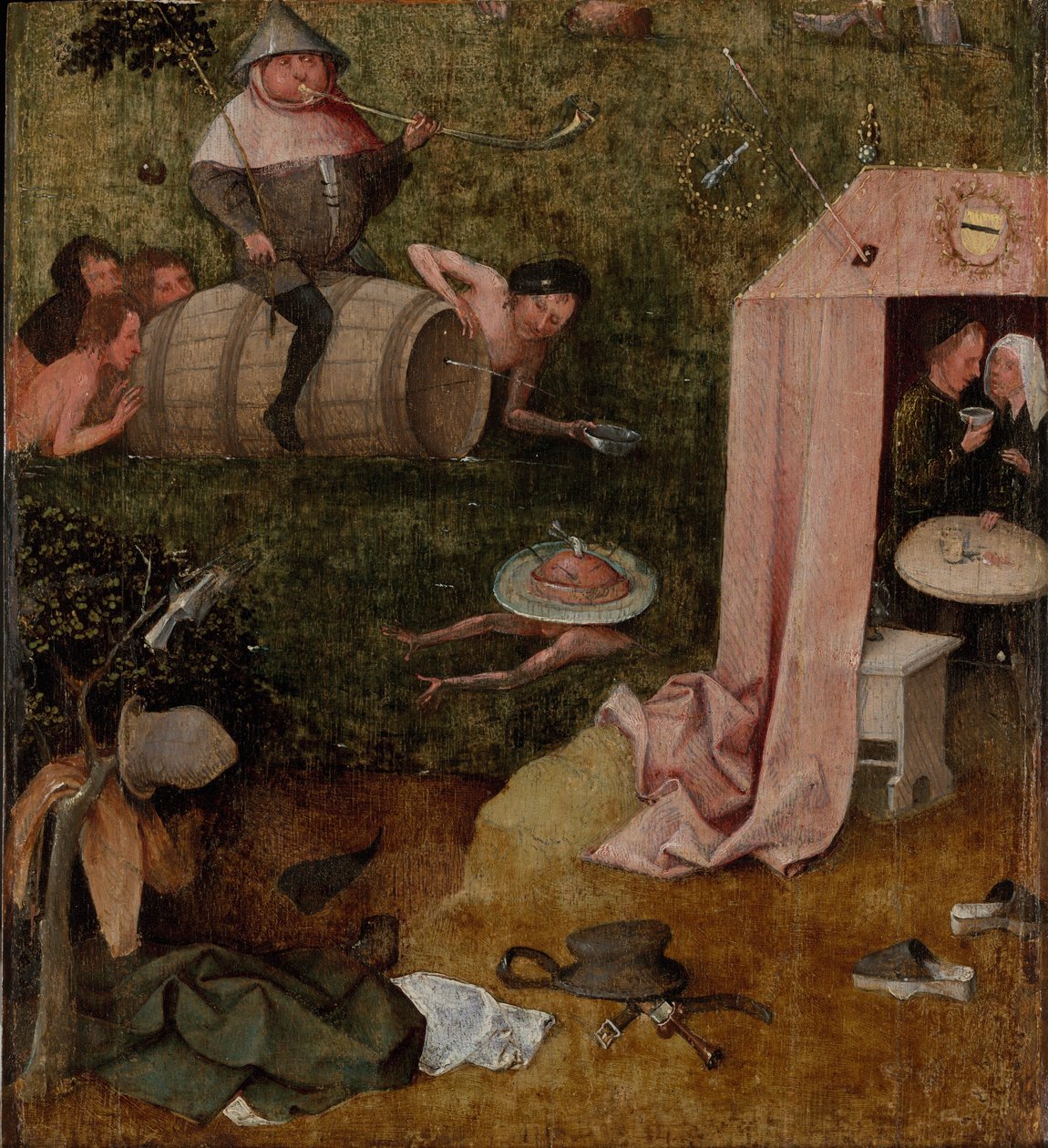 Allegory of Gluttony and Lust by Hieronymus Bosch