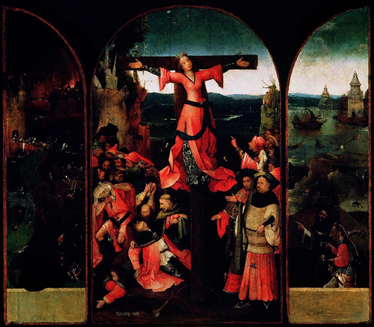 St. Liberata Triptych by Hieronymus Bosch