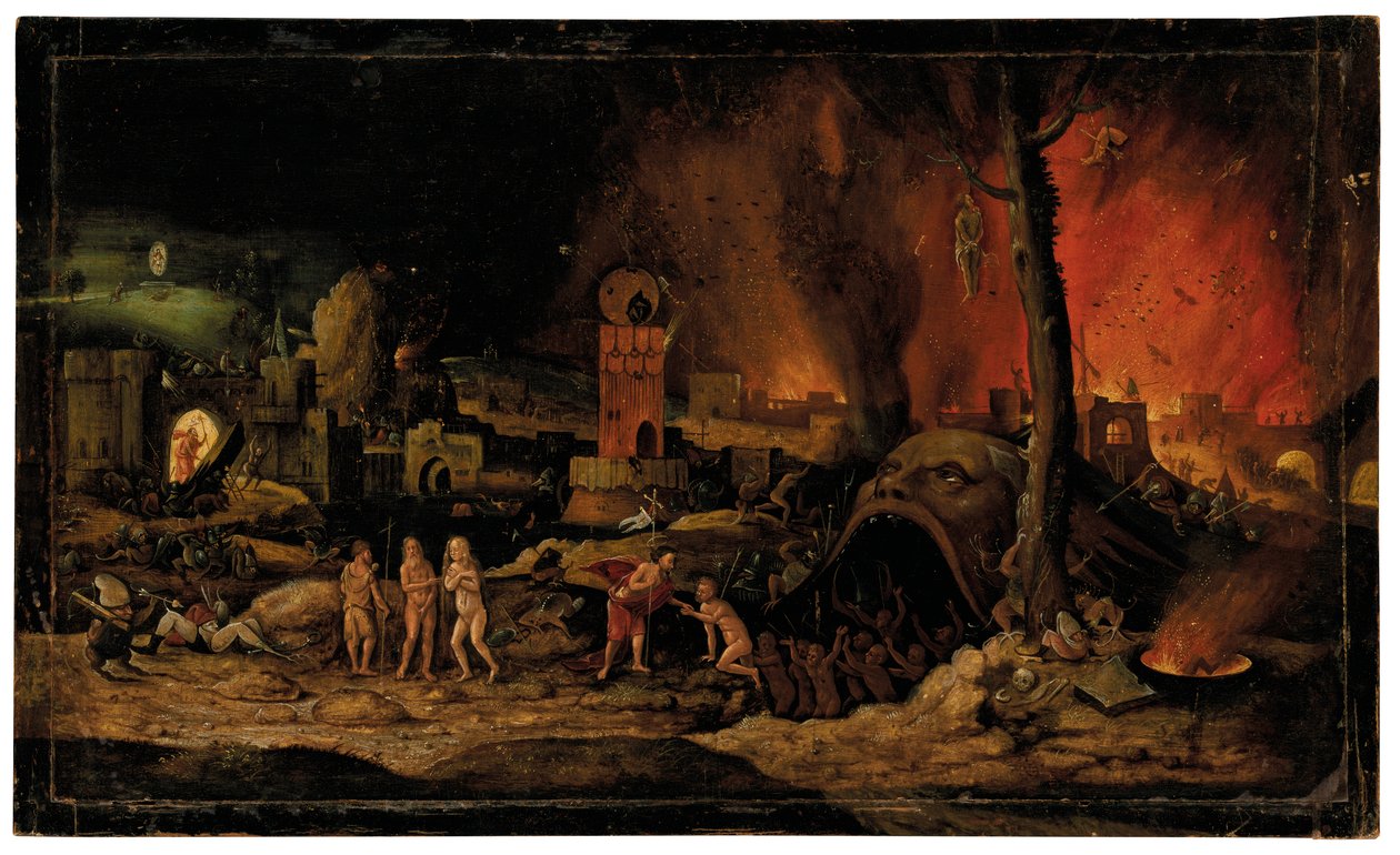 The Harrowing of Hell by Hieronymus (follower of) Bosch