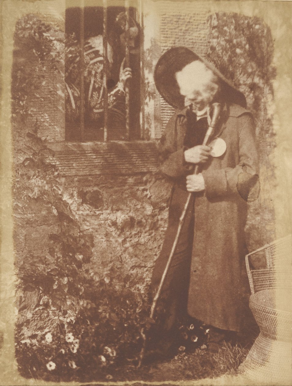 Mrs. Elizabeth Cockburn Cleghorn and John Henning by Hill and Adamson
