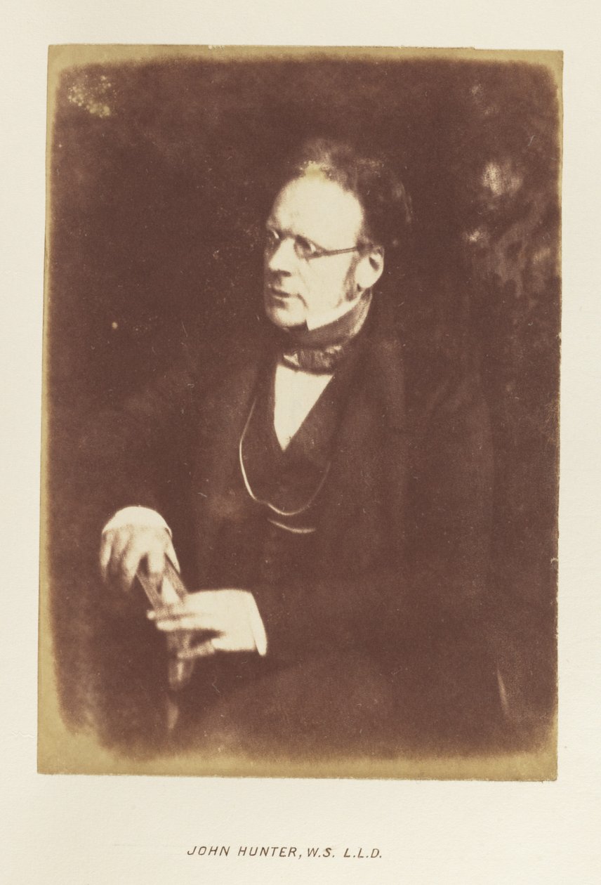 John Hunter, W.S. L.L.D. by Hill and Adamson
