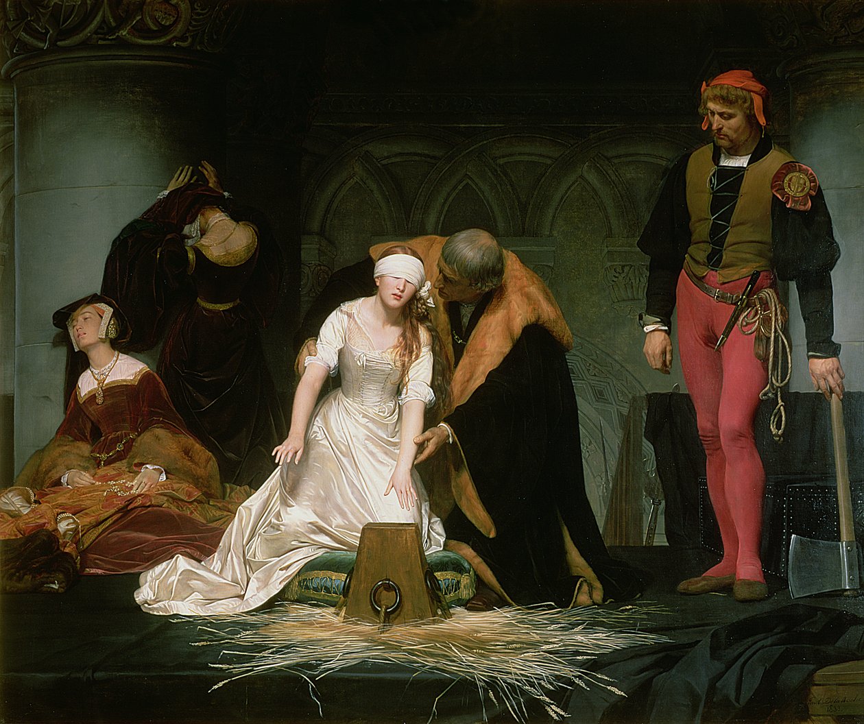 The Execution of Lady Jane Grey by Hippolyte Delaroche