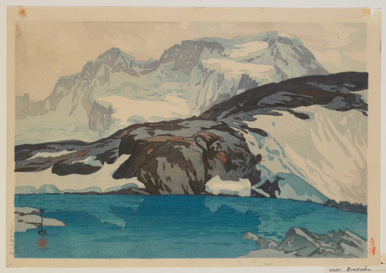 Breithorn, Taisho Era by Hiroshi Yoshida