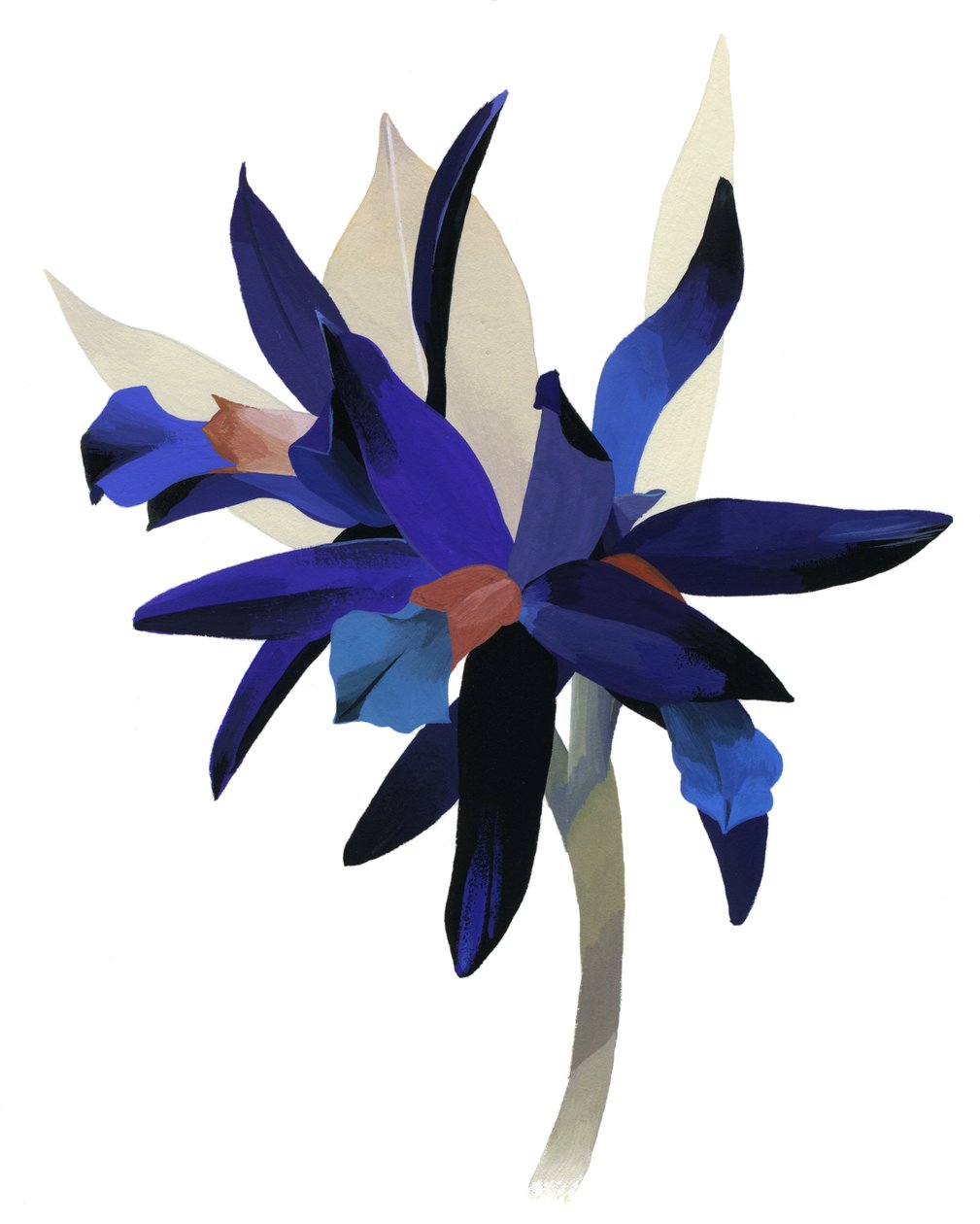An Imaginary Flower with a Blue Base by Hiroyuki Izutsu