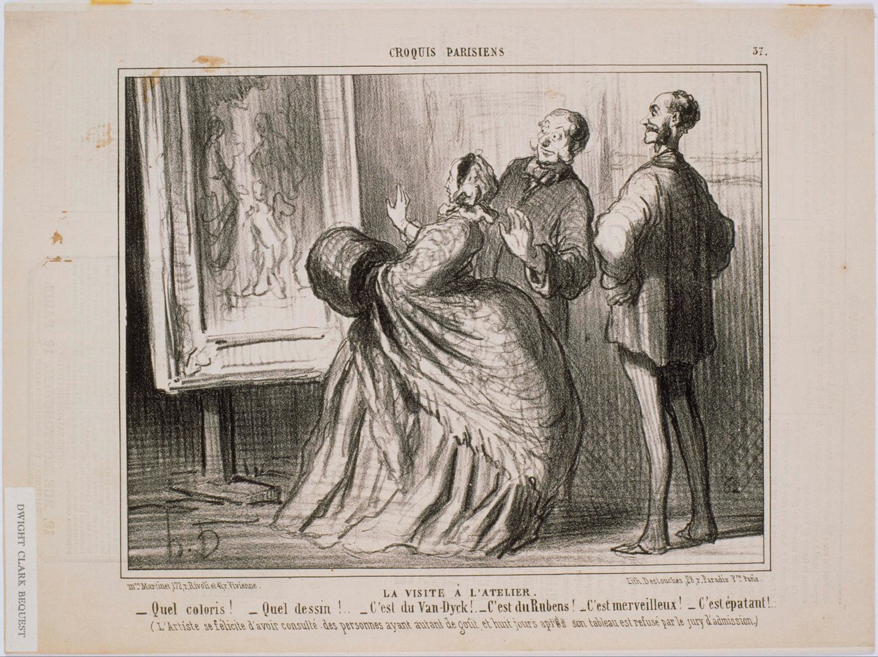 Parisian Sketches - The Visit to the Workshop - What a Sketch! What a Drawing! It