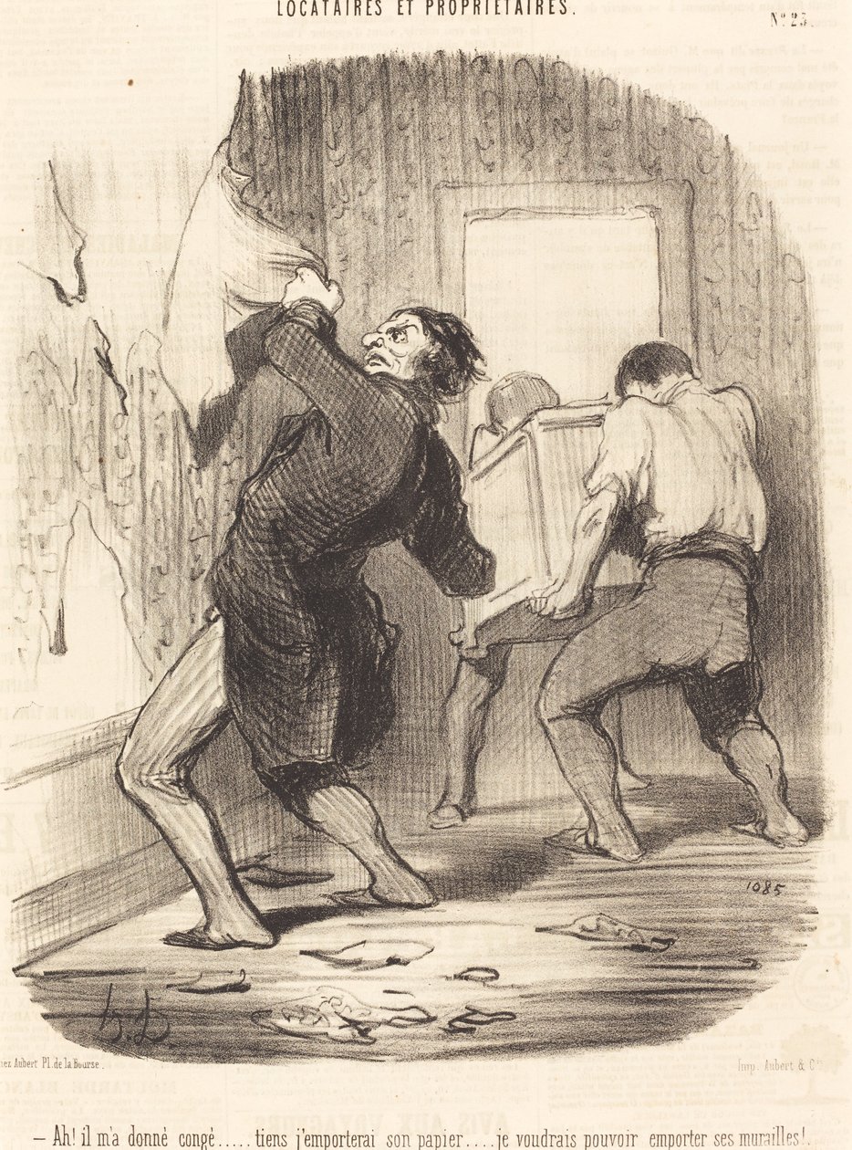Ah! He Dismissed Me... by Honoré Daumier