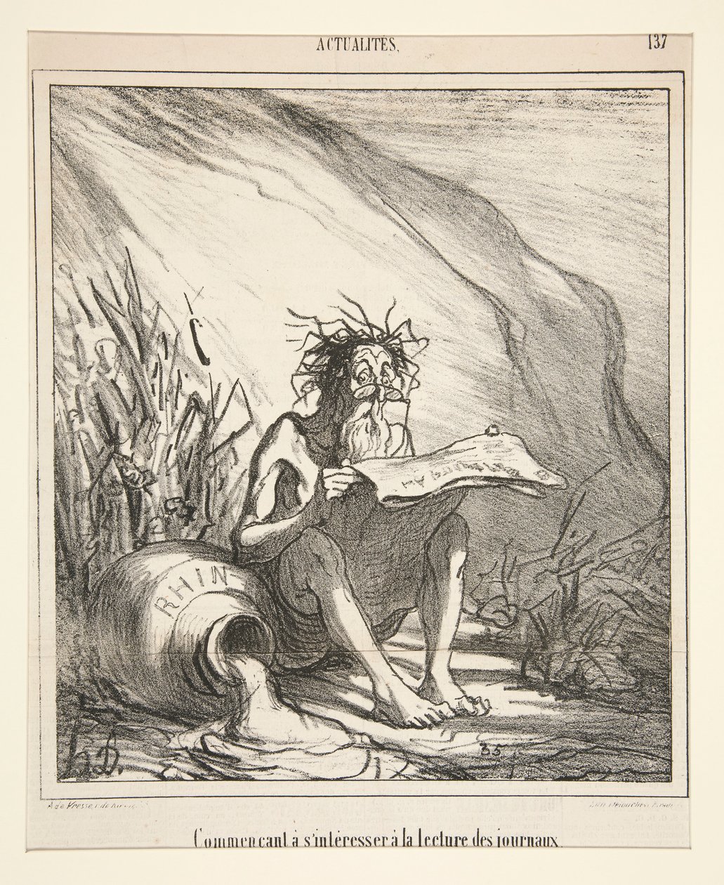 Commencing to by Honoré Daumier