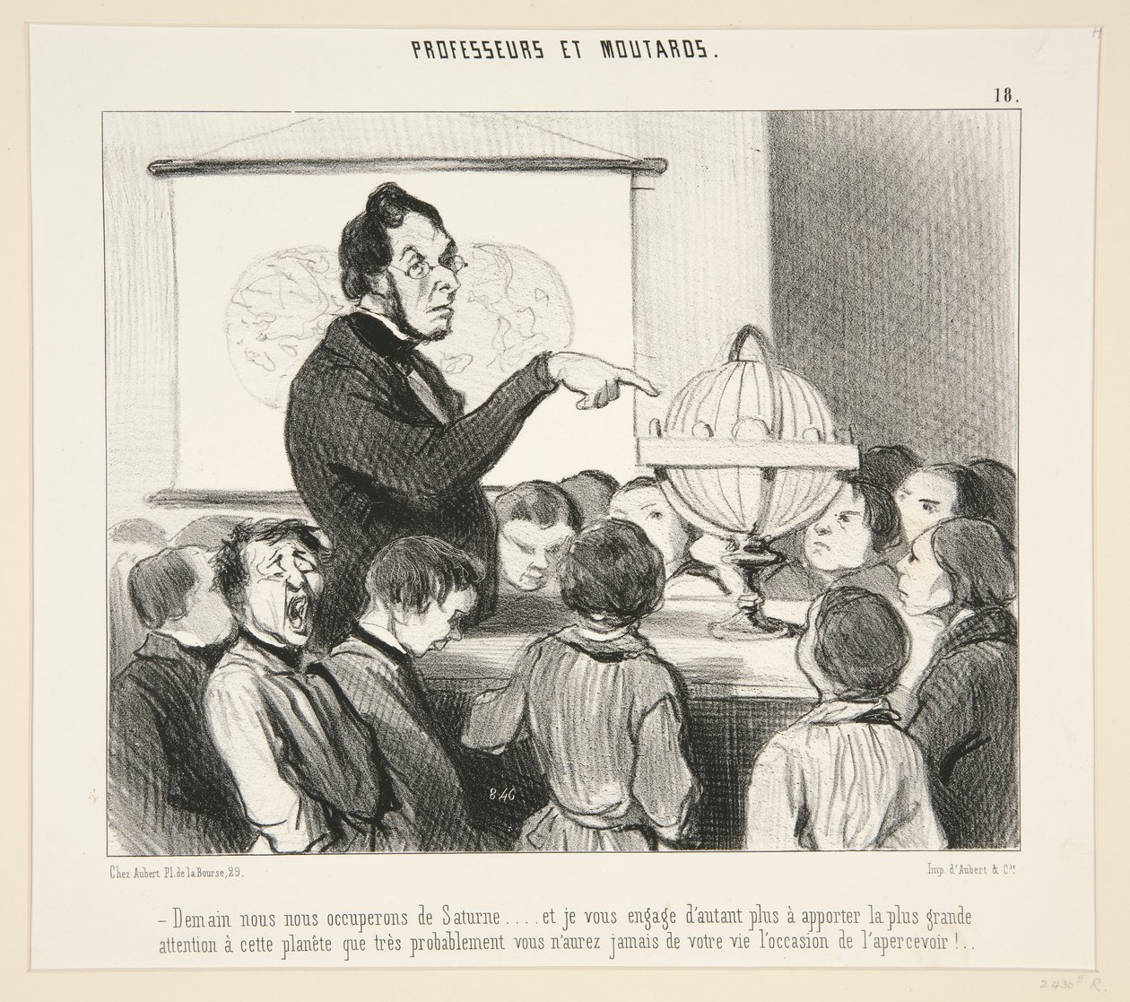 Tomorrow We Will Deal with Saturn by Honoré Daumier