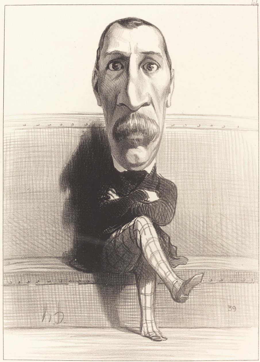 Eus. Isidore Buvignier by Honoré Daumier