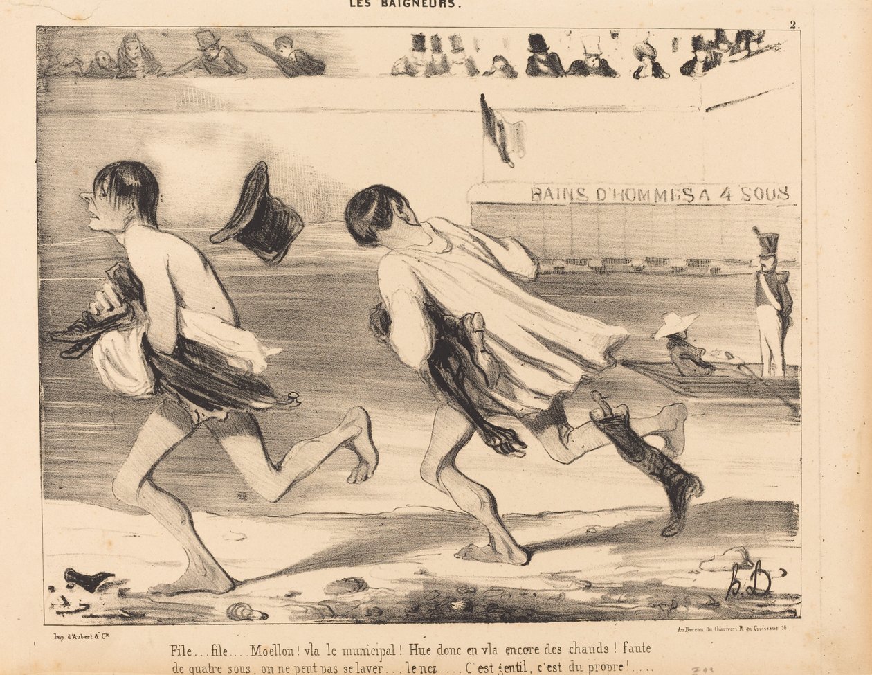 File...Moello! Here Comes the Municipal! by Honoré Daumier