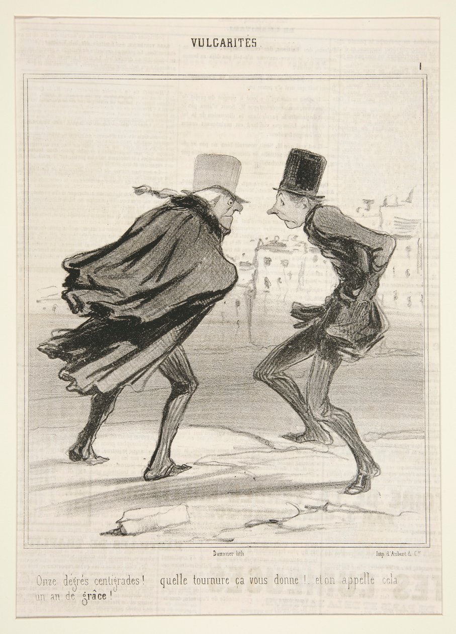 Our Degrees Celsius! by Honoré Daumier