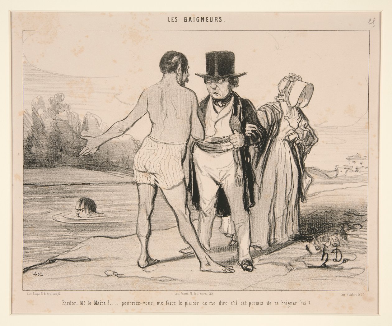 Pardon, Mr. Mayor! by Honoré Daumier