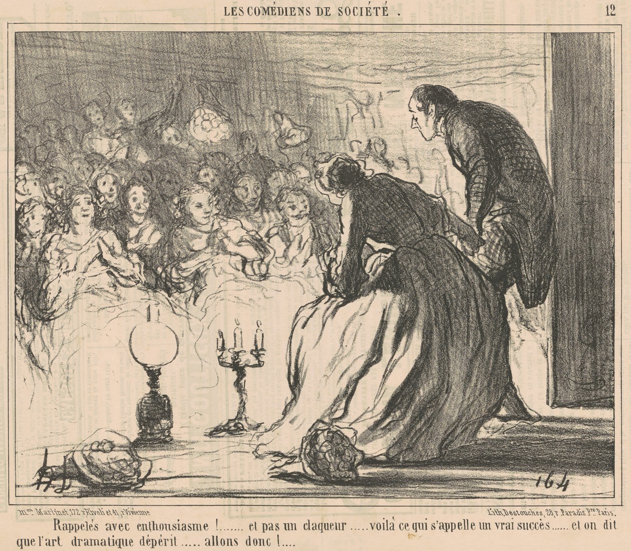 Recalled with Enthusiasm! ... by Honoré Daumier