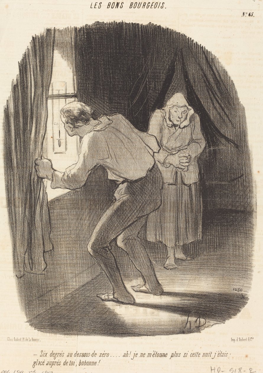 Six Degrees Below Zero... by Honoré Daumier