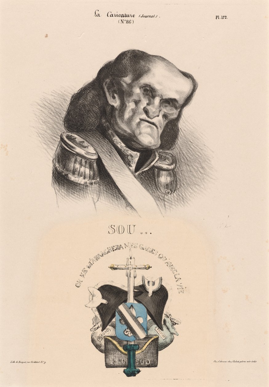 Soult (Marshal) by Honoré Daumier