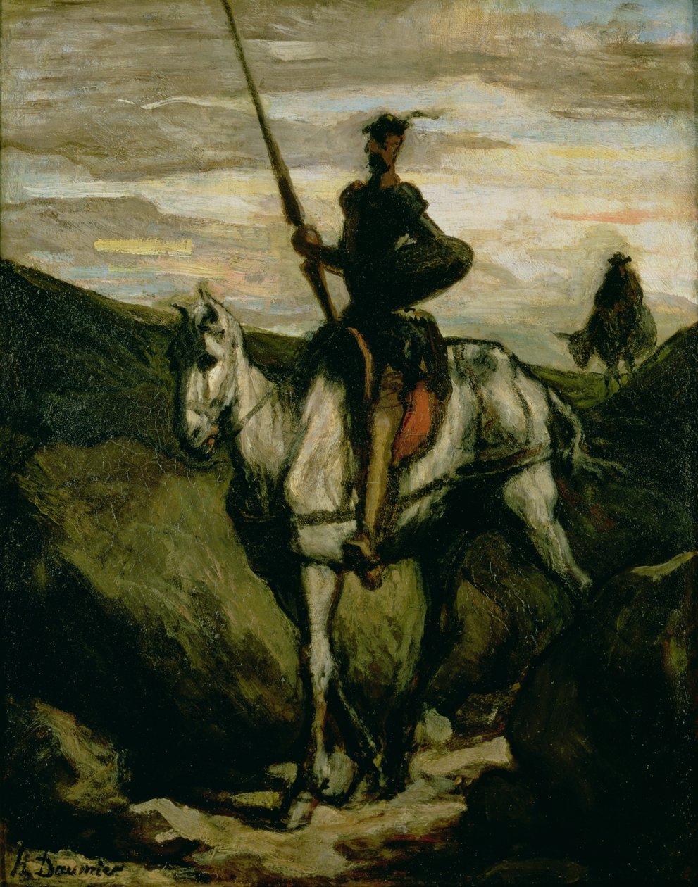 Don Quixote by Honoré Daumier