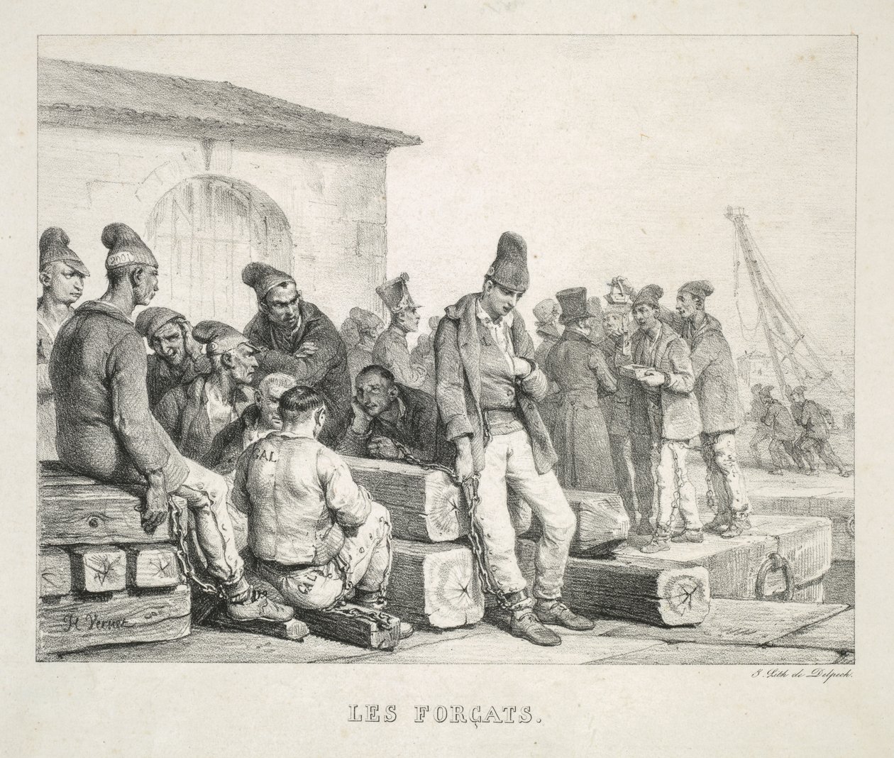 The Convicts by Horace Vernet