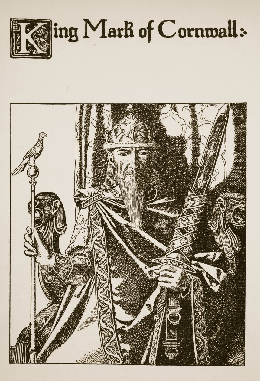 King Mark of Cornwall, Illustration from 