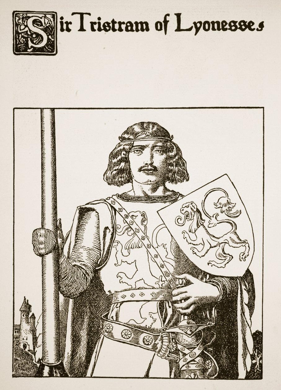 Sir Tristram of Lyonesse, Illustration from 