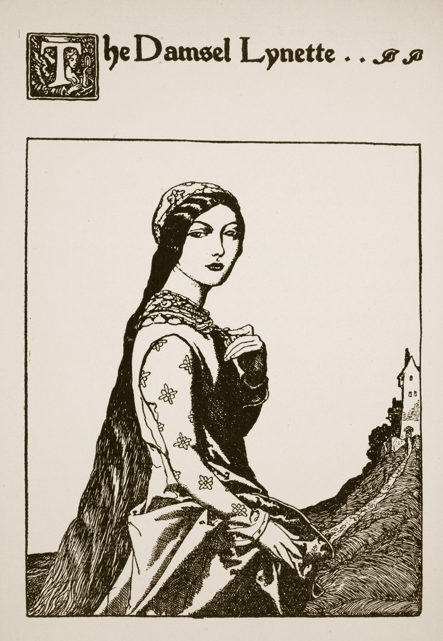 The Damsel Lynette, illustration from 