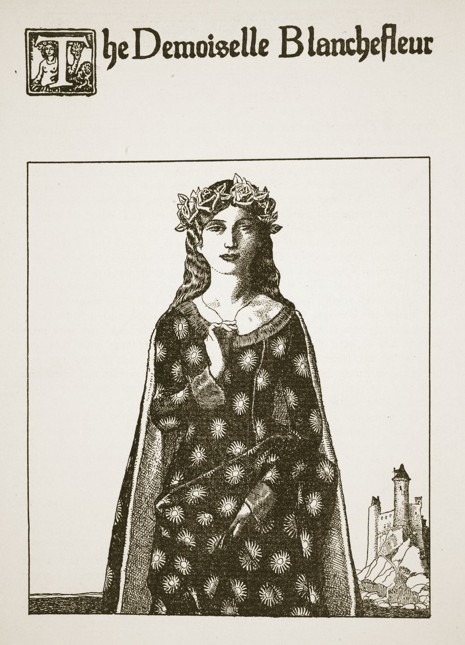 The Demoiselle Blanchefleur, Illustration from 