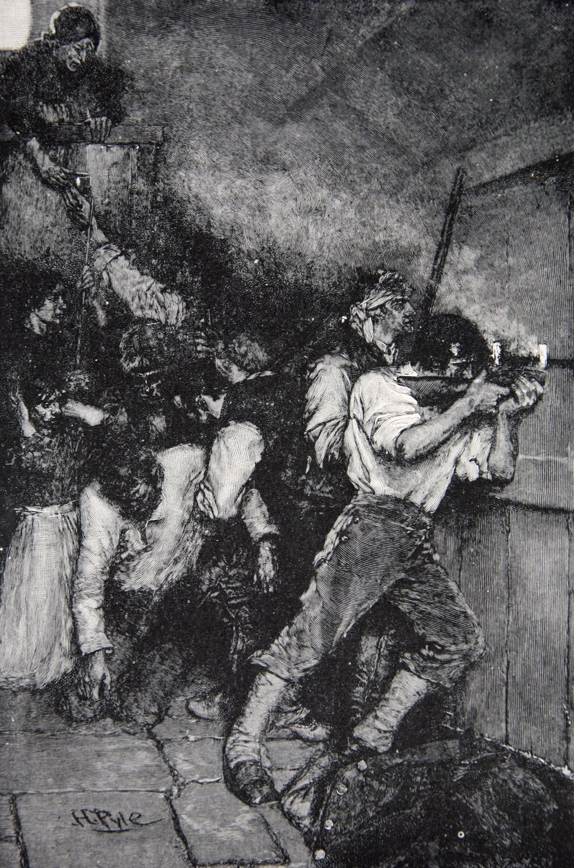 The Defence of Fort Boonesborough, Kentucky by Howard Pyle