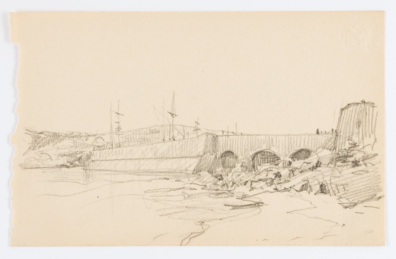 Untitled (Pier and Beach) by Howard Russell Butler
