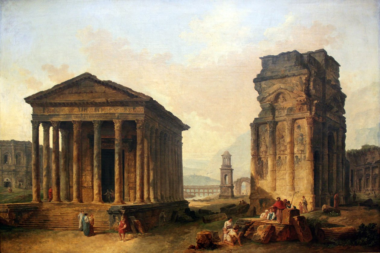 The Ruins of Nîmes, Orange, and Saint-Rémy-de-Provence by Hubert Robert